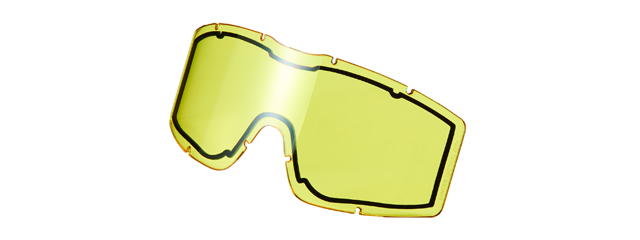 Lancer Tactical Double Pane Replacement Lens for CA-223 Goggles (Color: Yellow)