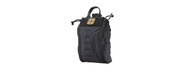 Lancer Tactical MOLLE Quick Response Medical Pouch (Color: Black)