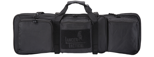 Lancer Tactical 1000D Nylon Polymer 32" Rifle Bag (Color: Black)