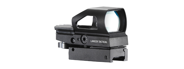 Lancer Tactical 1x Reflect Sight with Button Control (Color: Black)