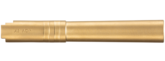 Stainless Steel Threaded Outer Barrel for 5.1 Hi-Capa Pistols (Gold)