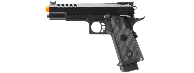 Double Bell Green Gas Hi-Capa 5.1 Gas Blowback Airsoft Pistol (Color: Black)