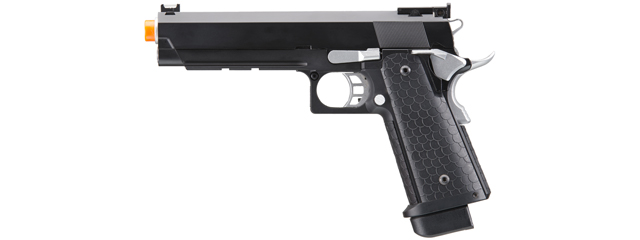 Double Bell Co2 Hi-Capa 5.1 Gas Blowback Airsoft Pistol with Silver Hammer