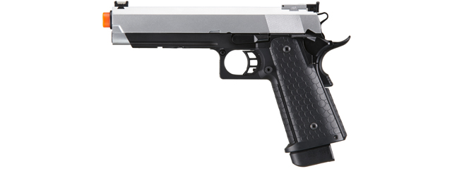 Double Bell Co2 Hi-Capa 5.1 Gas Blowback Airsoft Pistol w/ Silver Slide