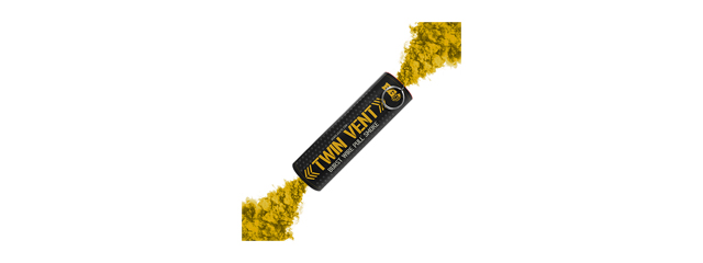 Enola Gaye Twin Vent Burst High Output Airsoft Wire Pull Smoke Grenade (Color: Yellow)