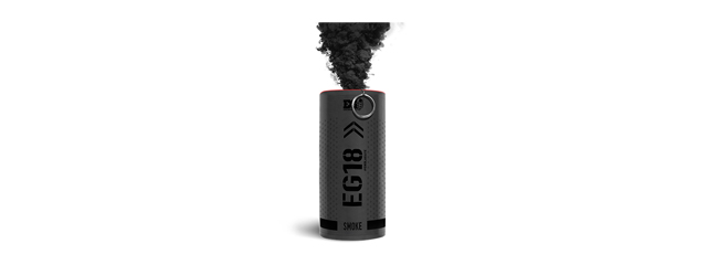 Enola Gaye EG18 High Output Airsoft Wire Pull Large Smoke Grenade (Color: Black)