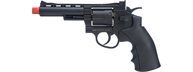 WellFire G296B 9.6" CO2 Swing Out Airsoft Revolver (Color: Black)