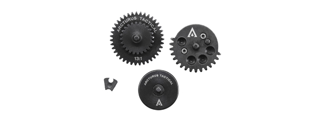 Arcturus CNC Machined Steel 13:1 Gear Set with Delay Chip