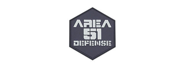Hexagon PVC Patch Area 51 Defense