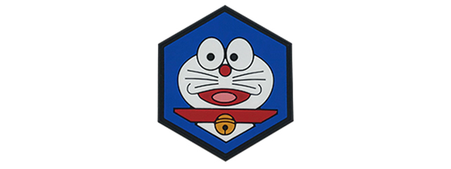 Hex PVC Patch Doraemon Cat