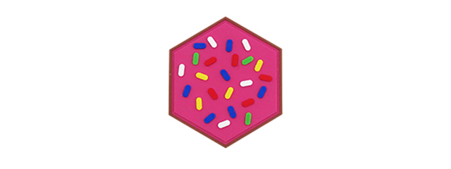 Hex PVC Patch Donut Emoji