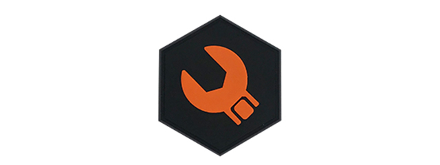 Hexagon PVC Patch Team Fortress 2 Engineer Emblem