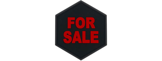 Hexagon PVC Patch "For Sale" Sign