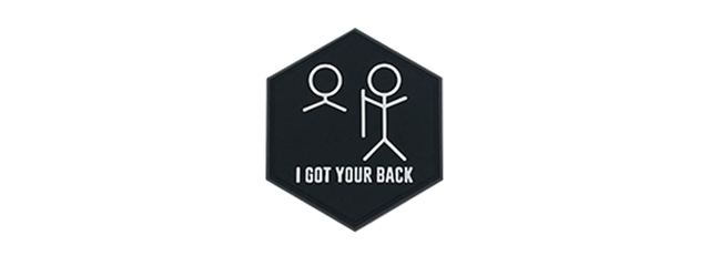 Hexagon PVC Patch "I Got Your Back"