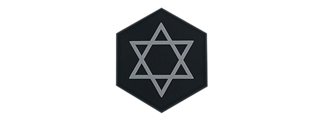 Hexagon PVC Patch Judaism