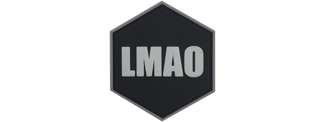 Hexagon PVC Patch "LMAO"