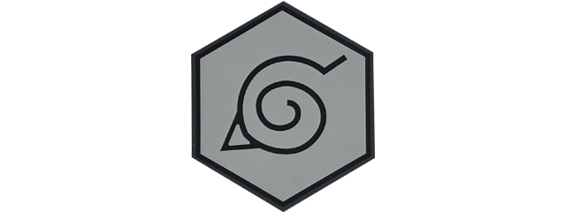 Hex PVC Patch Hidden Leaf Village Insignia