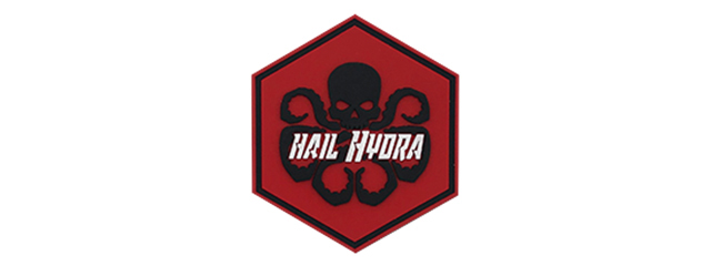 Hexagon PVC Patch Black Hail Hydra