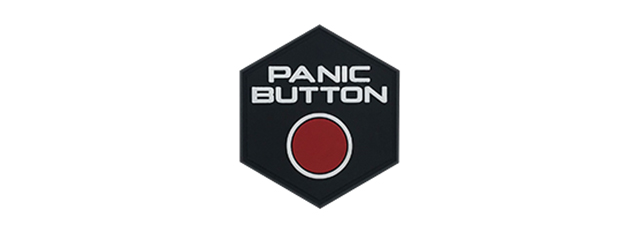 Hexagon PVC Patch Panic Button