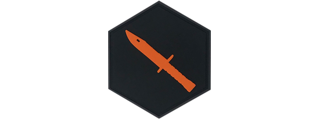 Hexagon PVC Patch Team Fortress 2 Spy Emblem