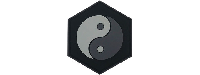 Hexagon PVC Patch Taoism
