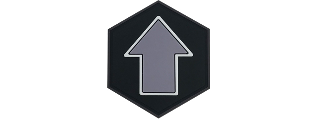 Hexagon PVC Patch Up Arrow