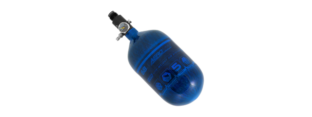 HK Army Aerolite Carbon Fiber Tank 68Ci / 4500 PSI (Color: Blue)