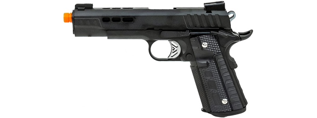 Ascend Airsoft KP1911 Custom Gas Blowback Airsoft Pistol (Color: Black)