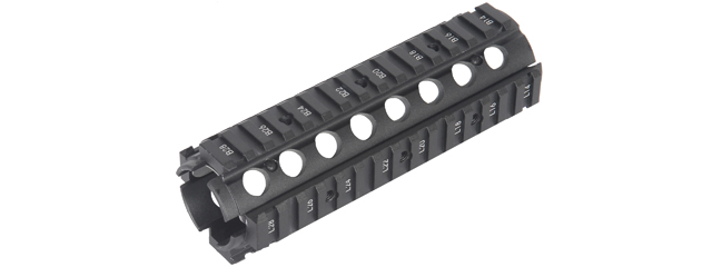 Golden Eagle Full Metal RIS Quad Rail Handguard (Color: Black)