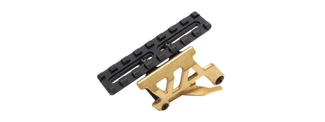 Laylax Aluminum Custom Neo Scope Mount Base for Tokyo Marui Hi-Capa 5.1 & 4.3 Series GBB Pistols (Color: Gold)