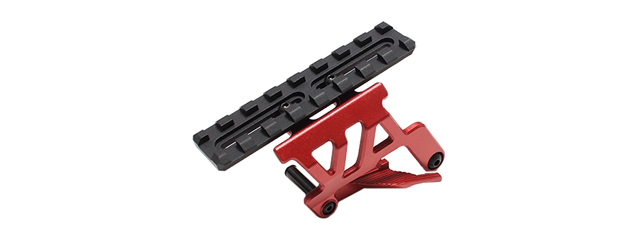 Laylax Aluminum Custom Neo Scope Mount Base for Tokyo Marui Hi-Capa 5.1 & 4.3 Series GBB Pistols (Color: Crimson Red)