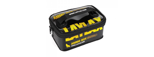 Laylax Satellite Small Size Ammo Box (Color: Black & Yellow)