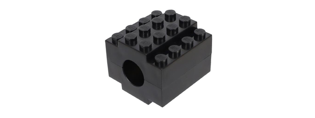 Laylax Block Series 14mm CCW Flash Hider (Color: Black)