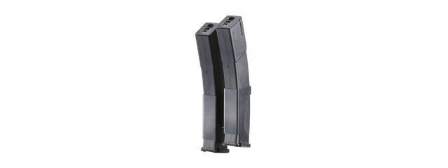 LCT Airsoft Set of 2 PP-19 50 Round Mid-Capacity Magazine (Color: Black)