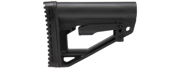 LCT Tactical Adjustable Buttstock for M4 Buffer Tubes (Color: Black)