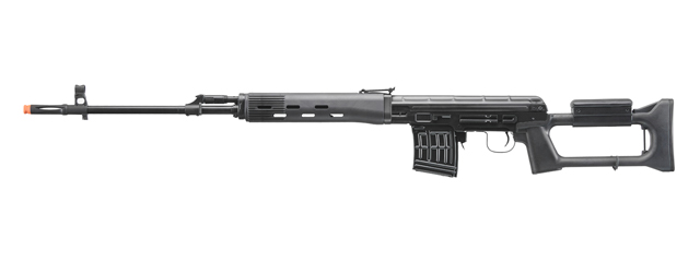 LCT SVD Dragunov Electric Airsoft Sniper Rifle (Color: Black)