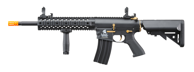 Lancer Tactical Gen 2 M4 Evo Airsoft AEG Rifle (Color: Black & Gold)
