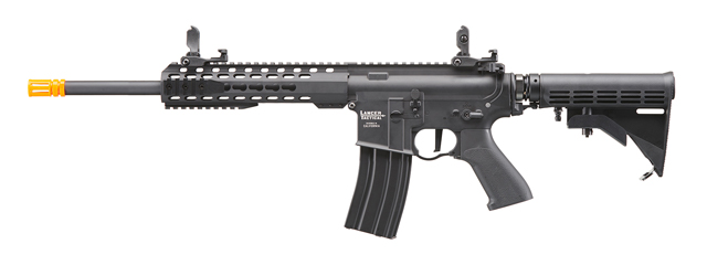 Lancer Tactical Full Metal Legion HPA KeyMod M4 Carbine Airsoft Rifle w/ External Tank (Color: Black) - "Semi-Auto Only"