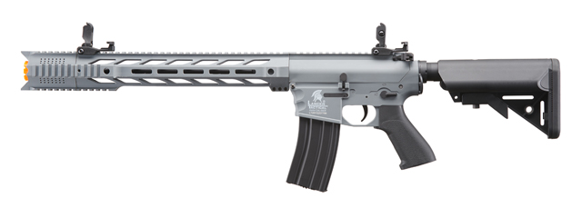 Lancer Tactical Gen 2 SPR Interceptor Airsoft AEG Rifle (Color: Gray)