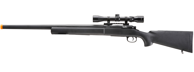 Lancer Tactical Airsoft M24 Bolt Action Sniper Rifle w/ Scope (Color: Black)