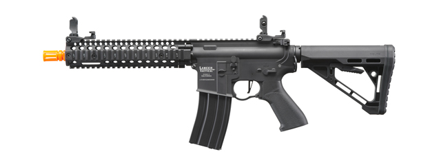 Lancer Tactical Proline Raider MK18 M4 AEG Rifle with Delta Stock (Color: Black)