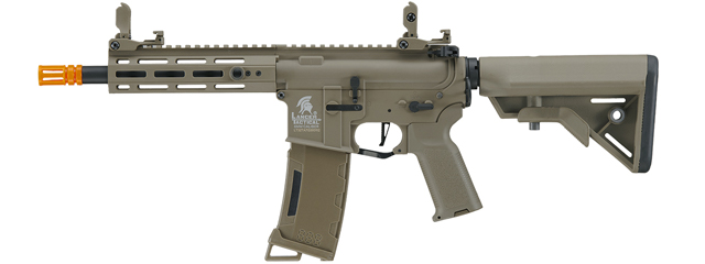 Lancer Tactical Gen 3 Hellion M-LOK 7" Airsoft M4 AEG (Color: Tan)