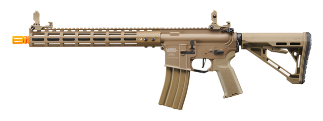 Lancer Tactical Archon 14" M-LOK Proline Series M4 Airsoft Rifle w/ Delta Stock (Color: Tan)