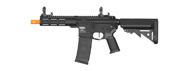 Lancer Tactical Low FPS Viking 7" M-LOK Proline Series M4 Airsoft Rifle w/ Crane Stock (Color: Black)