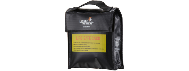 Lancer Tactical Large Lipo-Safe Charging Sack (Color: Black)
