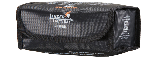 Lancer Tactical Medium Lipo-Safe Charging Sack (Color: Black)