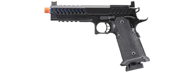 Lancer Tactical Knightshade Hi-Capa Gas Blowback Airsoft Pistol w/ Red Dot Mount (Color: Blue)