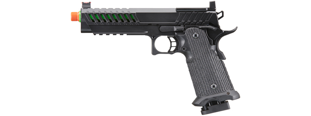 Lancer Tactical Knightshade Hi-Capa Gas Blowback Airsoft Pistol w/ Red Dot Mount (Color: Green)
