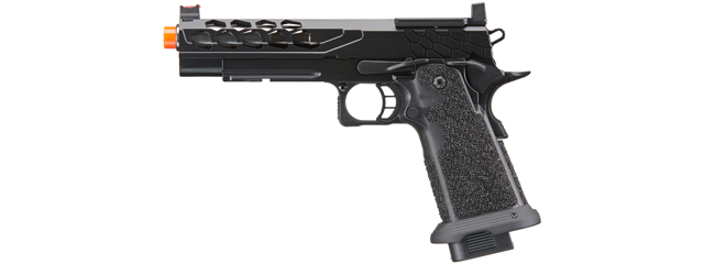 Lancer Tactical Stryk Hi-Capa 5.1 Gas Blowback Airsoft Pistol w/ Red Dot Mount (Color: Black)