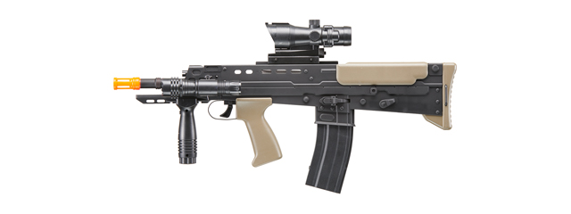 UK Arms L85 Airsoft Spring Powered Rifle (Color: Black & OD Green)